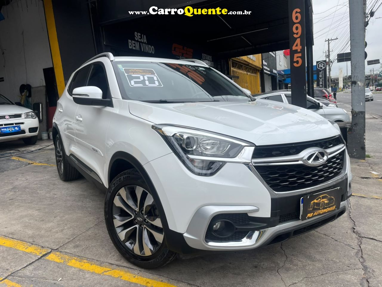 CHERY   TIGGO 5X TXS 1.5 16V TURBO FLEX AUT.   BRANCO 2020 1.5 FLEX - Loja