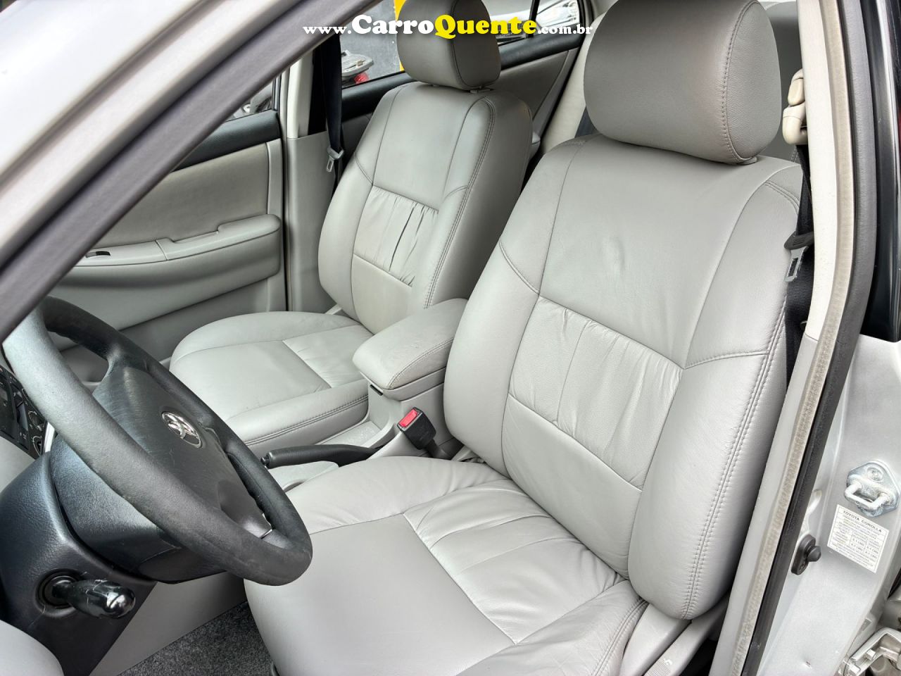 TOYOTA   COROLLA XEI 1.81.8 FLEX 16V AUT.   PRATA 2003 1.8 FLEX - Loja