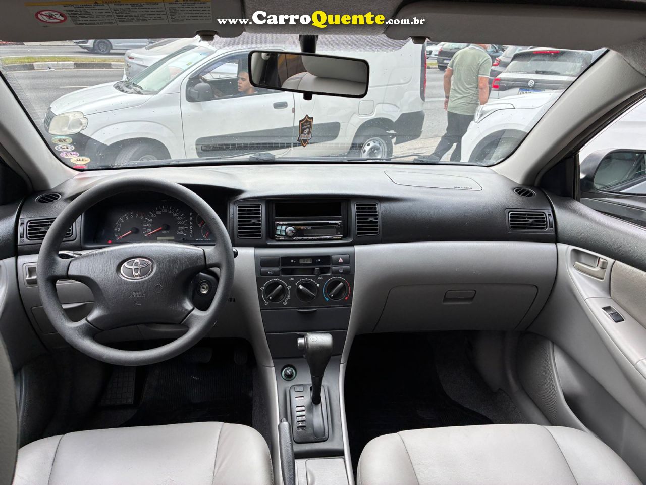 TOYOTA   COROLLA XEI 1.81.8 FLEX 16V AUT.   PRATA 2003 1.8 FLEX - Loja