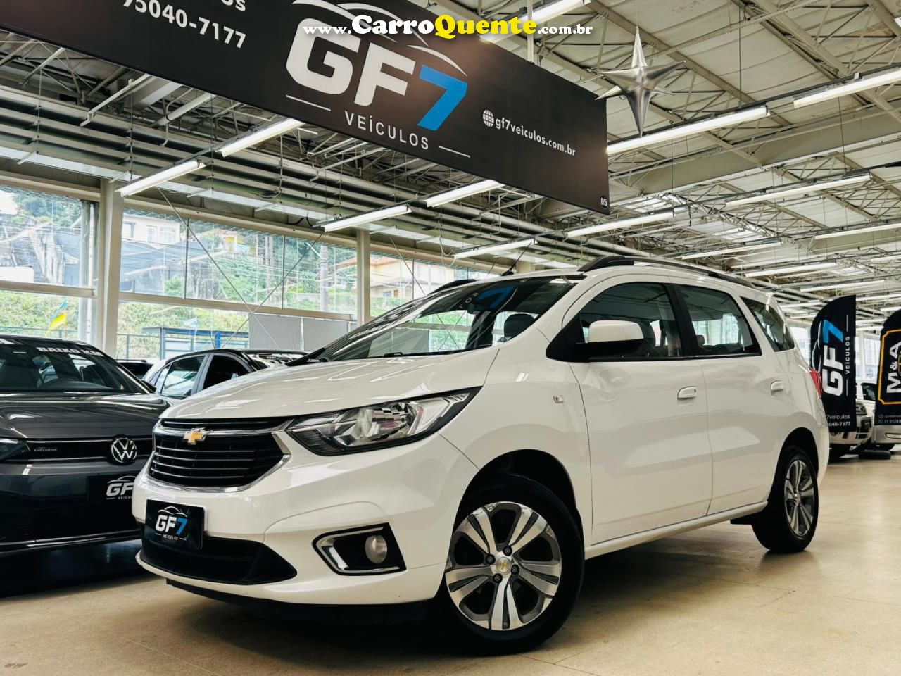 CHEVROLET   SPIN PREMIER 1.8 8V ECONO.FLEX 5P MEC.   BRANCO 2022 1.8 FLEX - Loja