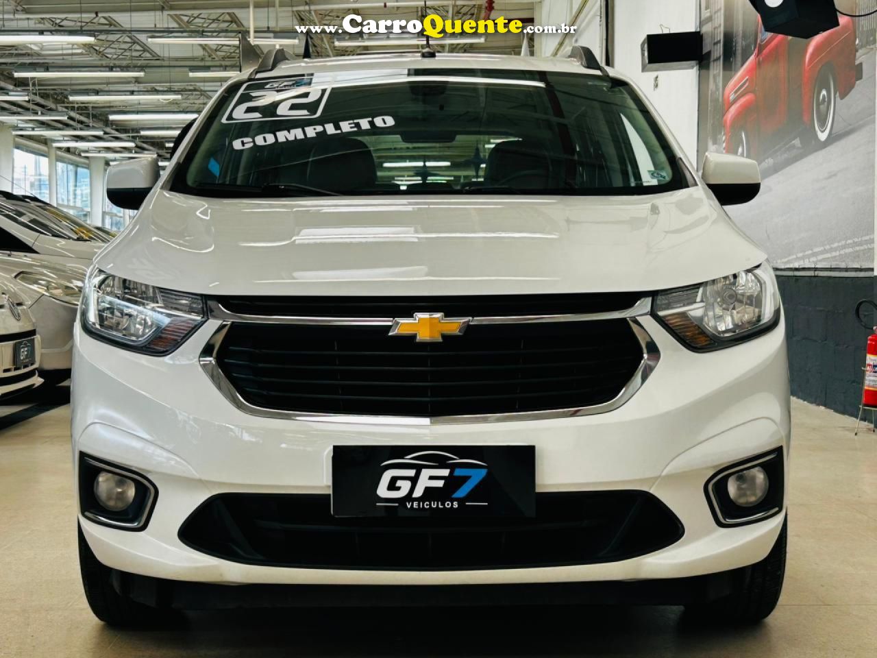 CHEVROLET   SPIN PREMIER 1.8 8V ECONO.FLEX 5P MEC.   BRANCO 2022 1.8 FLEX - Loja