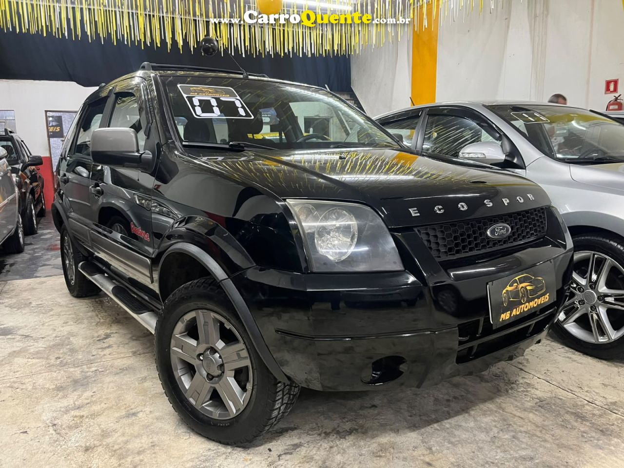 FORD   ECOSPORT XLT 1.6 1.6 FLEX 8V 5P   PRETO 2007 1.6 FLEX - Loja