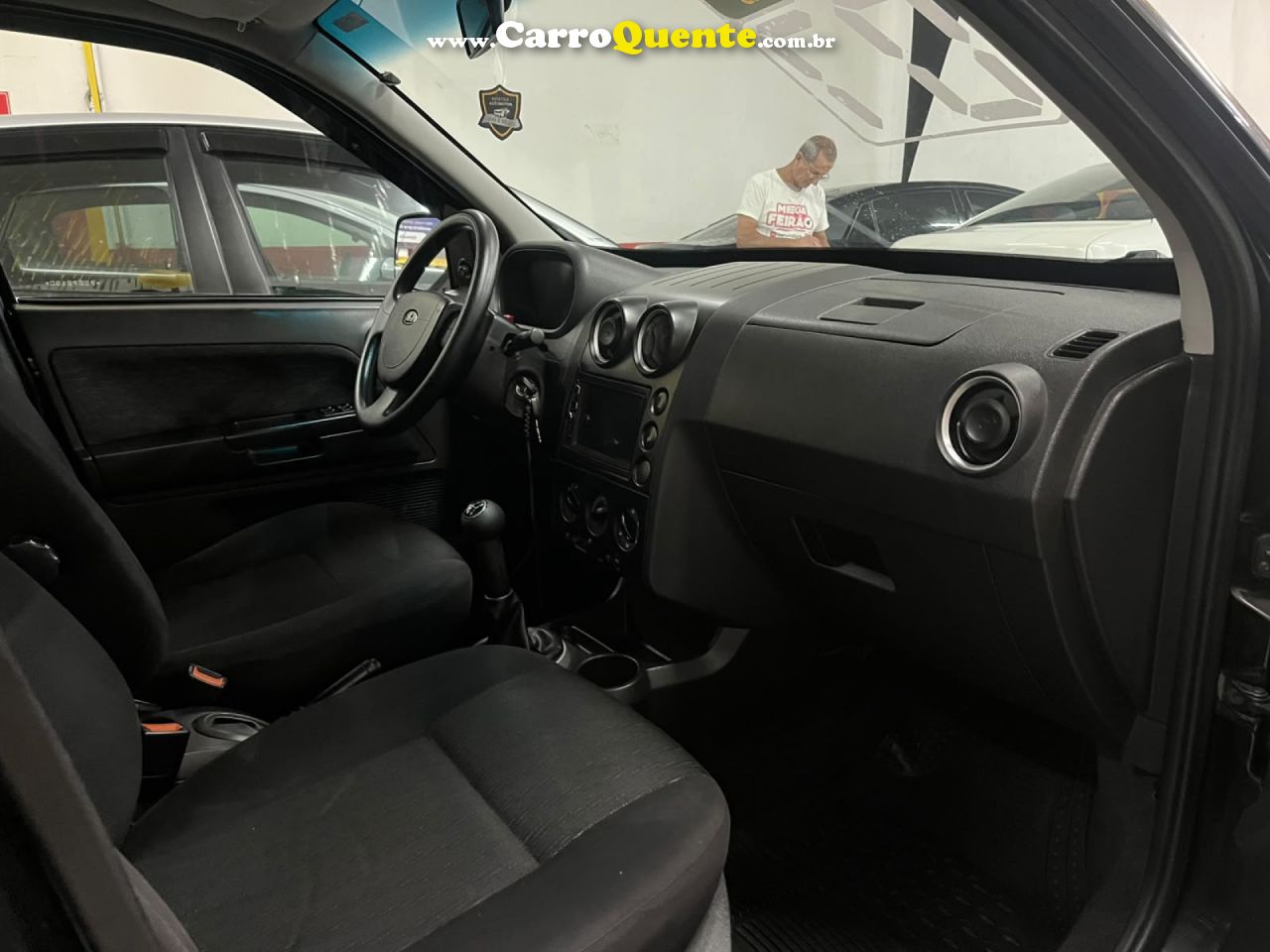 FORD   ECOSPORT XLT 1.6 1.6 FLEX 8V 5P   PRETO 2007 1.6 FLEX - Loja