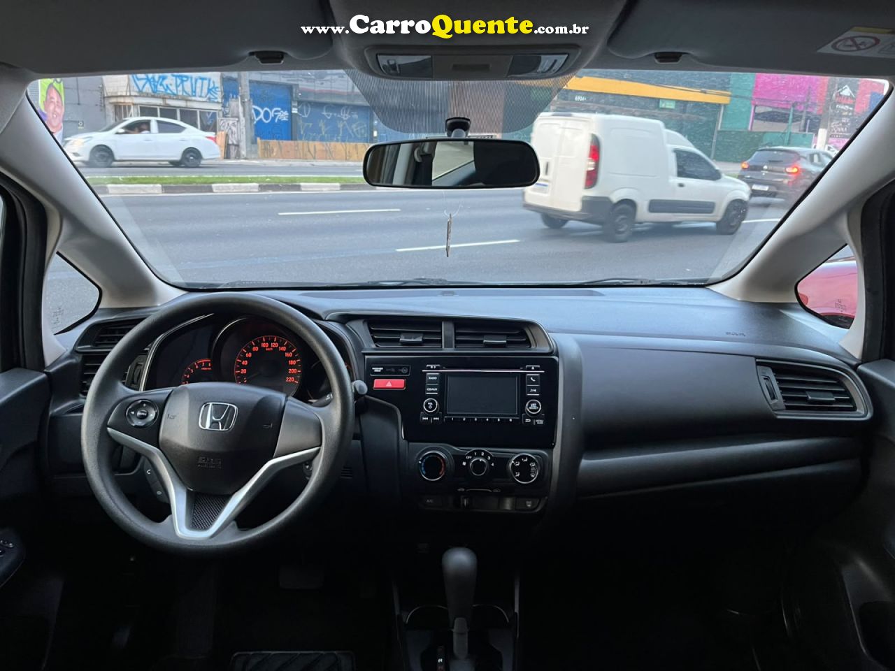 HONDA   FIT EXSEX 1.5 FLEXFLEXONE 16V 5P AUT.   PRETO 2015 1.5 GASOLINA - Loja