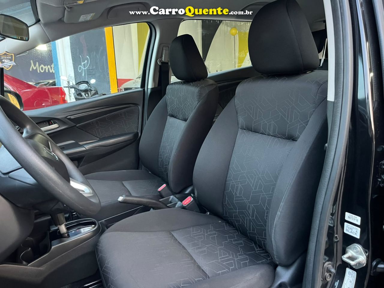 HONDA   FIT EXSEX 1.5 FLEXFLEXONE 16V 5P AUT.   PRETO 2015 1.5 GASOLINA - Loja