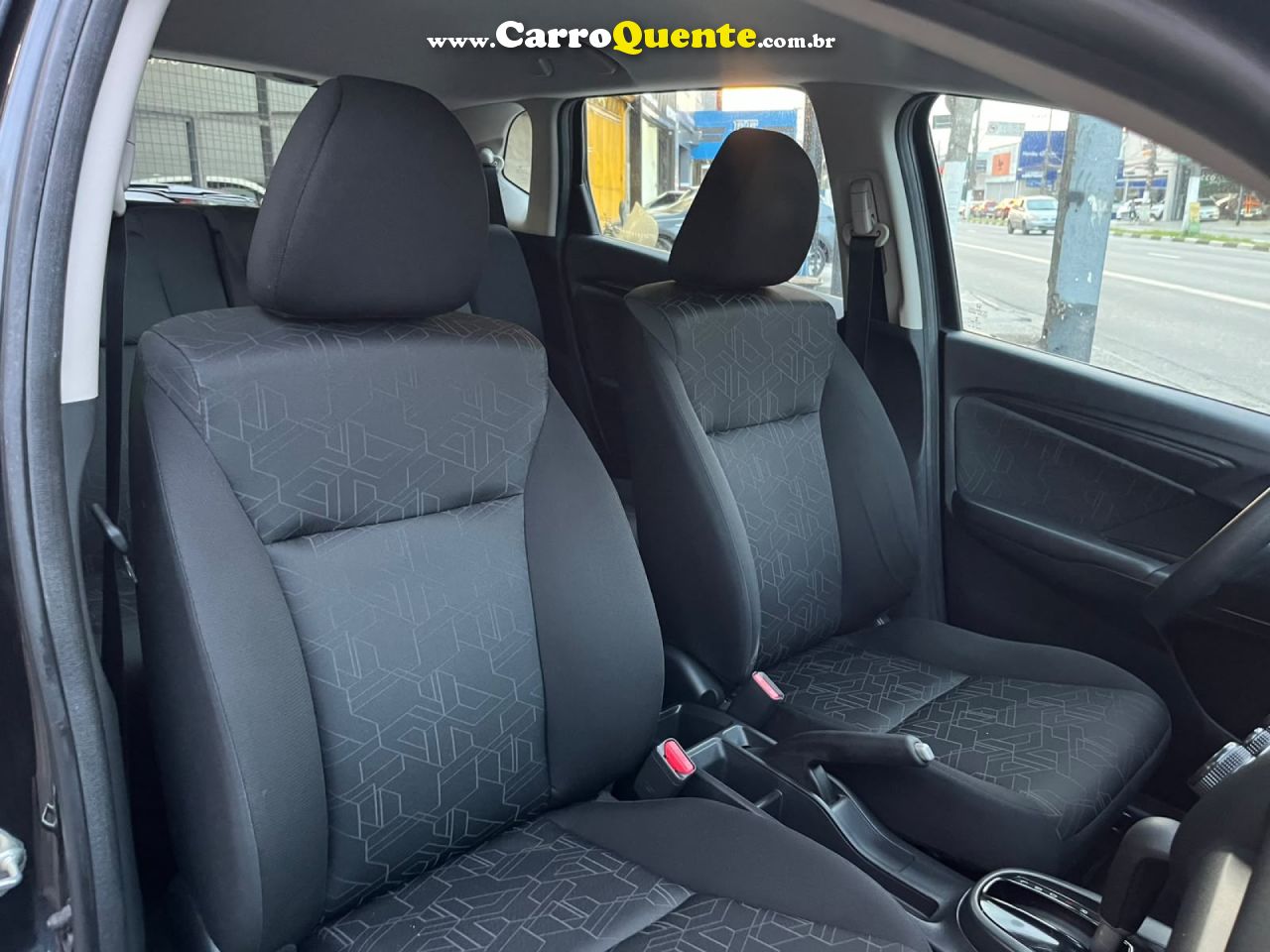HONDA   FIT EXSEX 1.5 FLEXFLEXONE 16V 5P AUT.   PRETO 2015 1.5 GASOLINA - Loja