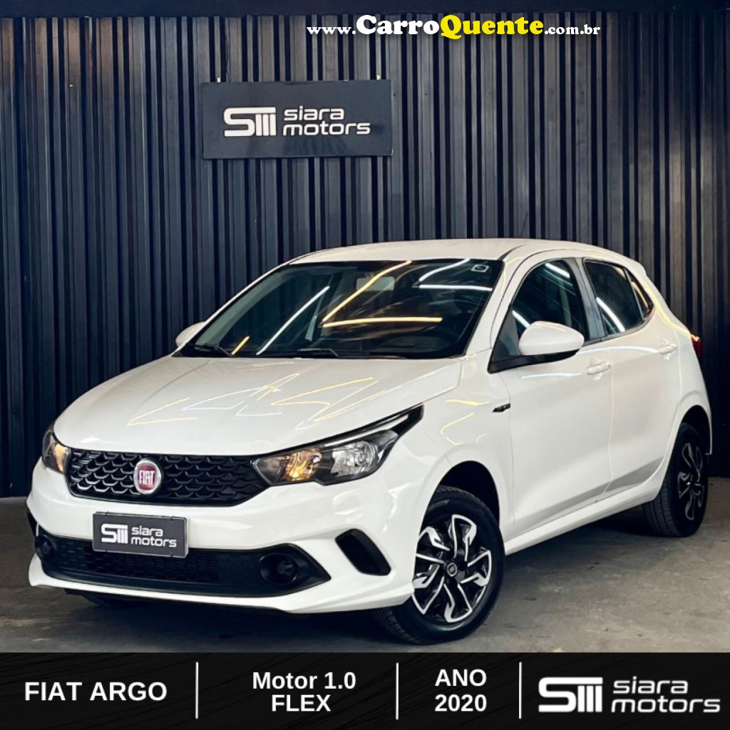 FIAT   ARGO DRIVE 1.0 6V FLEX   BRANCO 2020 1.0 FLEX - Loja