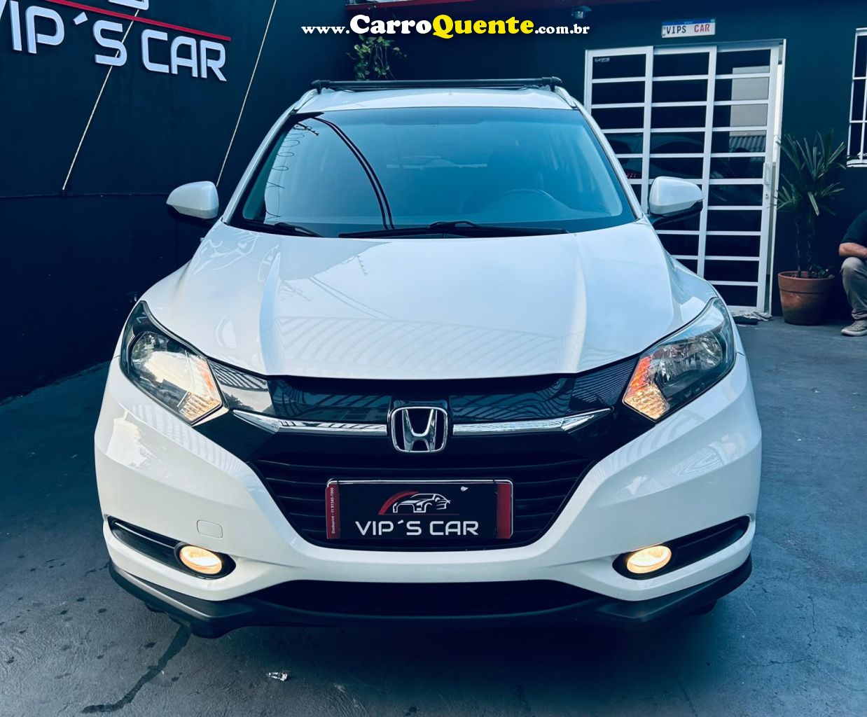HONDA   HR-V EXL 1.8 FLEXONE 16V 5P AUT.   BRANCO 2016 1.8 FLEX - Loja