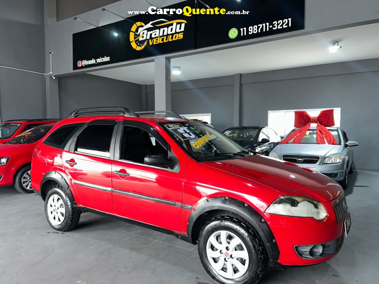 FIAT   PALIO WEEKEND TREKKING 1.4 FIRE FLEX 8V   VERMELHO 2010 1.4 FLEX - Loja