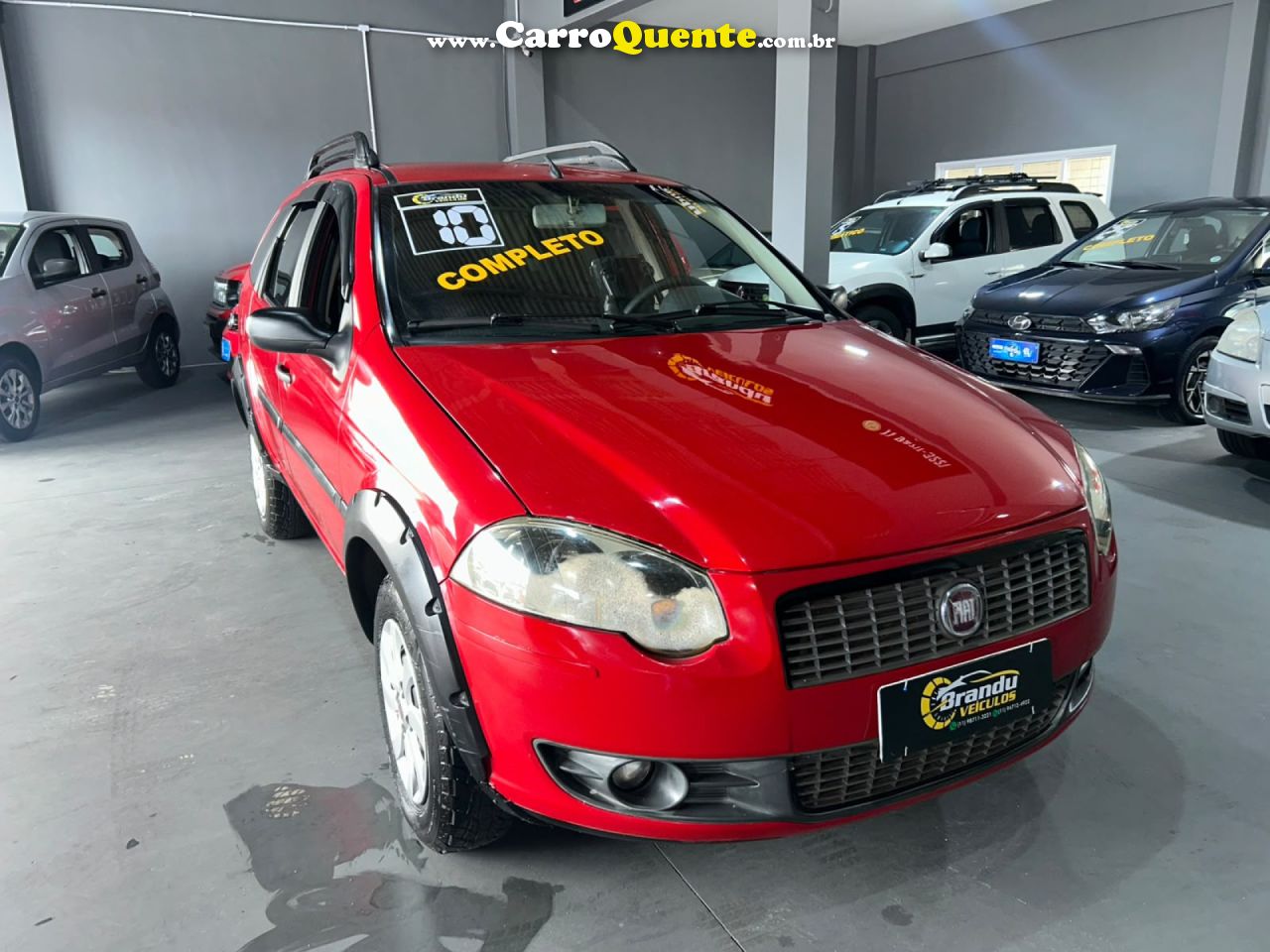 FIAT   PALIO WEEKEND TREKKING 1.4 FIRE FLEX 8V   VERMELHO 2010 1.4 FLEX - Loja