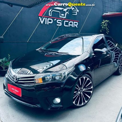 TOYOTA   COROLLA XEI 2.0 FLEX 16V AUT.   PRETO 2016 2.0 FLEX
