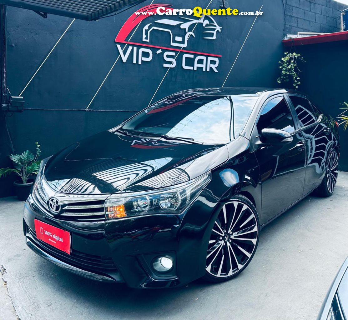 TOYOTA   COROLLA XEI 2.0 FLEX 16V AUT.   PRETO 2016 2.0 FLEX - Loja