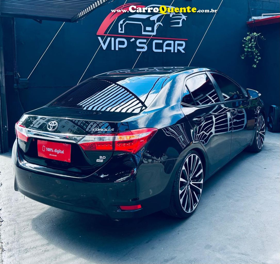 TOYOTA   COROLLA XEI 2.0 FLEX 16V AUT.   PRETO 2016 2.0 FLEX - Loja