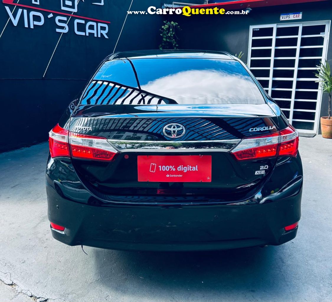 TOYOTA   COROLLA XEI 2.0 FLEX 16V AUT.   PRETO 2016 2.0 FLEX - Loja