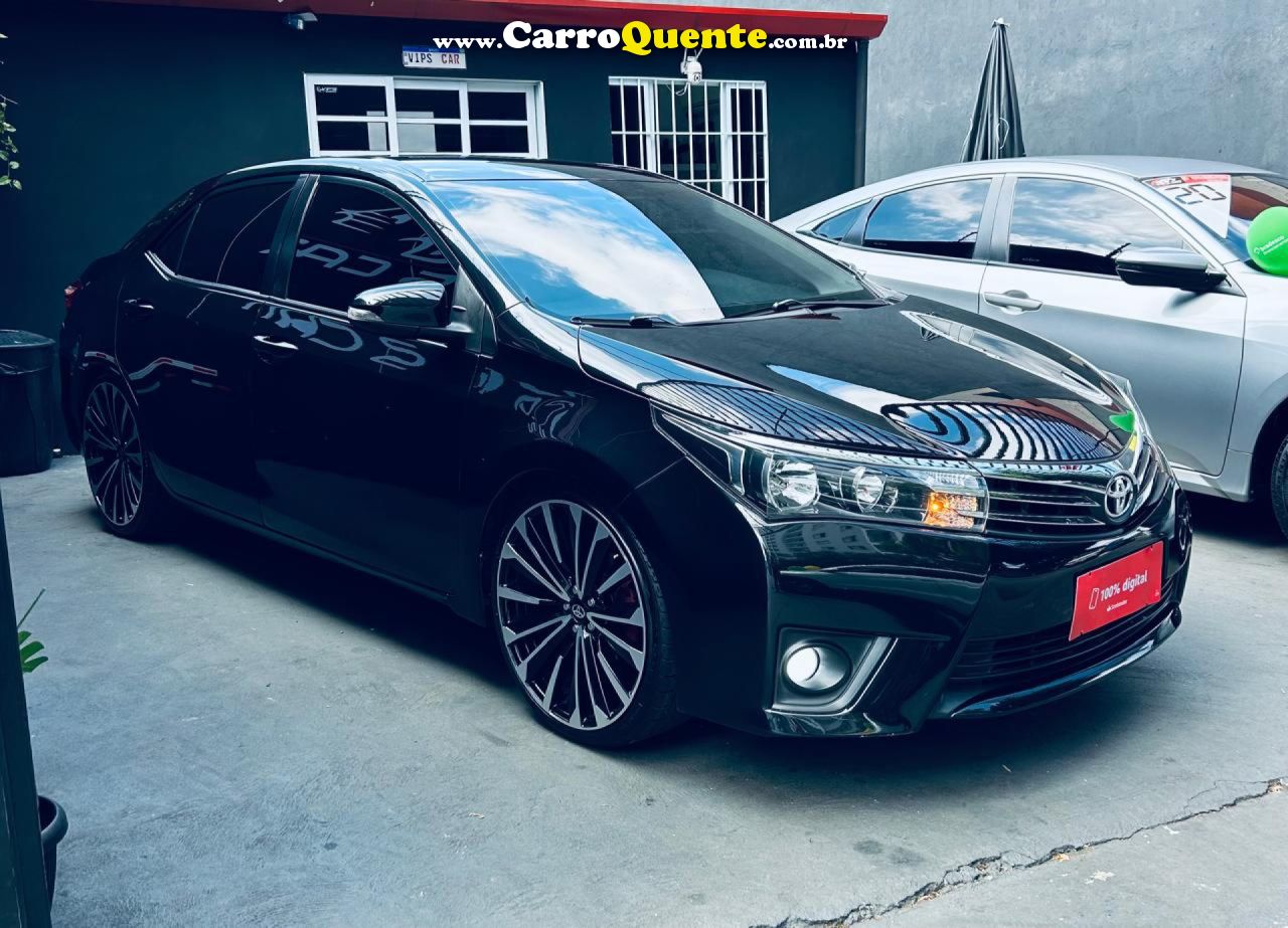 TOYOTA   COROLLA XEI 2.0 FLEX 16V AUT.   PRETO 2016 2.0 FLEX - Loja