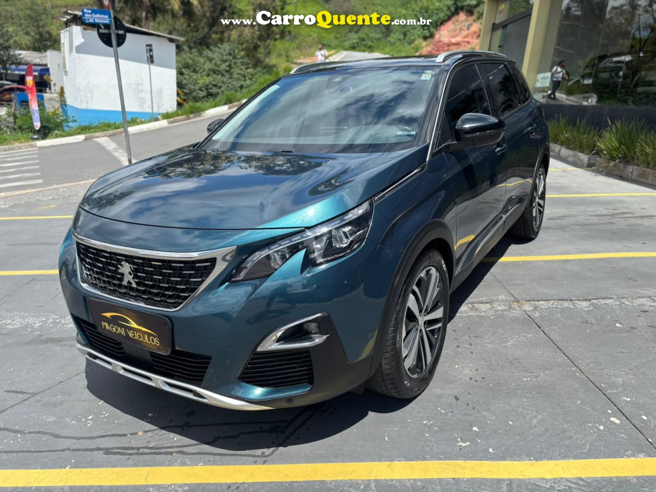 PEUGEOT   5008 GRIFFE PACK 1.6 TURBO 16V 5P AUT.   AZUL 2019 1.6 GASOLINA - Loja