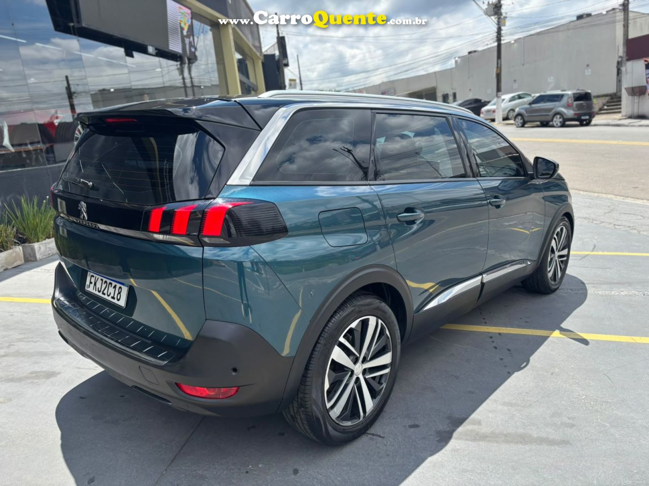 PEUGEOT   5008 GRIFFE PACK 1.6 TURBO 16V 5P AUT.   AZUL 2019 1.6 GASOLINA - Loja