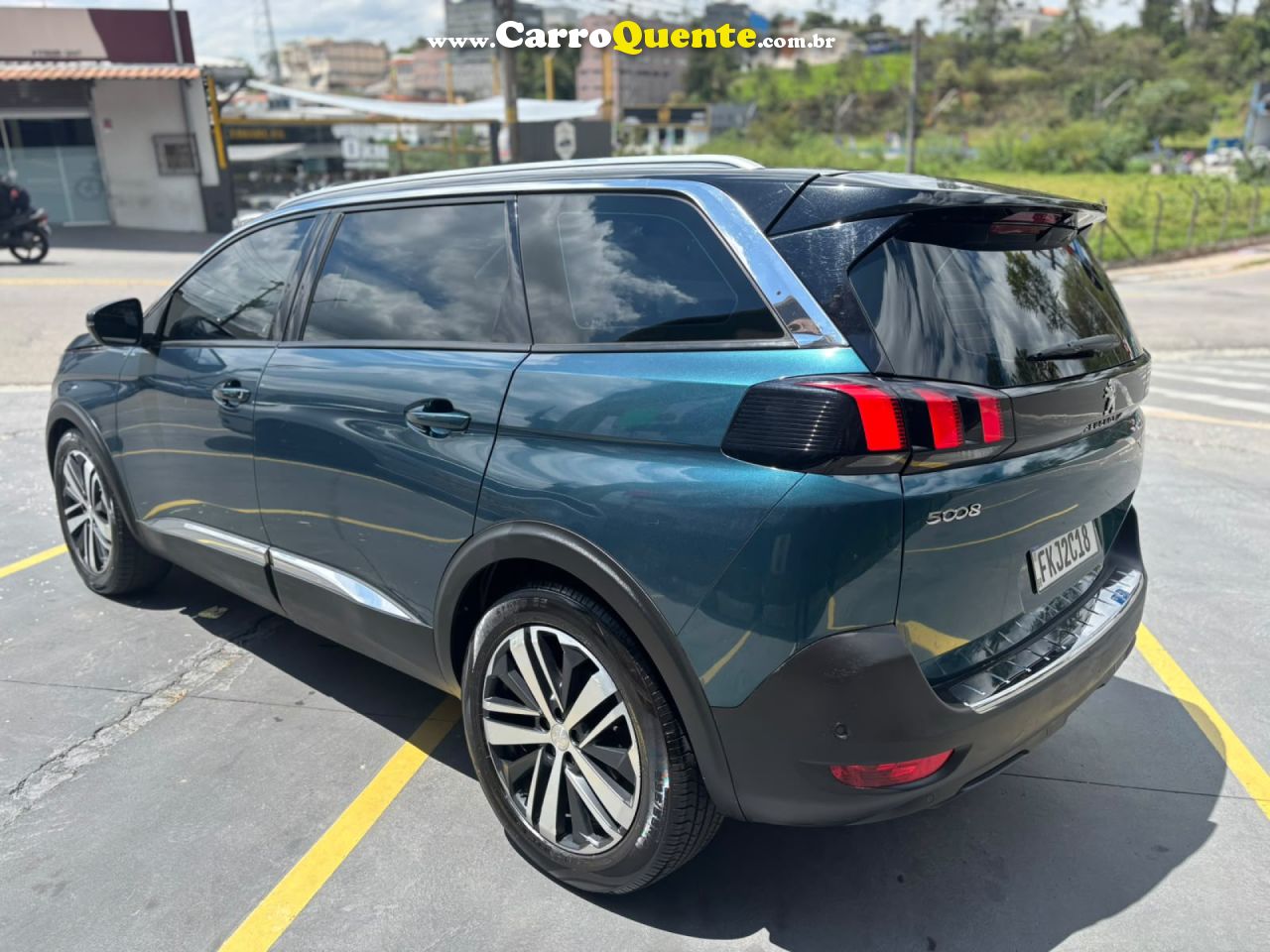 PEUGEOT   5008 GRIFFE PACK 1.6 TURBO 16V 5P AUT.   AZUL 2019 1.6 GASOLINA - Loja
