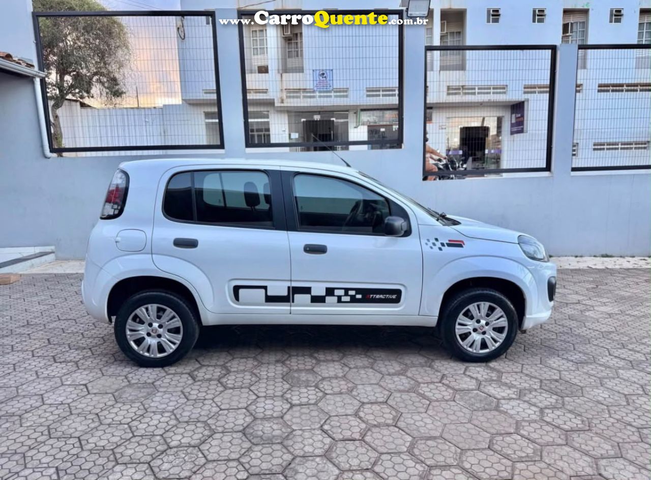 FIAT   UNO ATTRACTIVE 1.0 FIRE FLEX 8V 5P   BRANCO 2021 1.0 FLEX - Loja