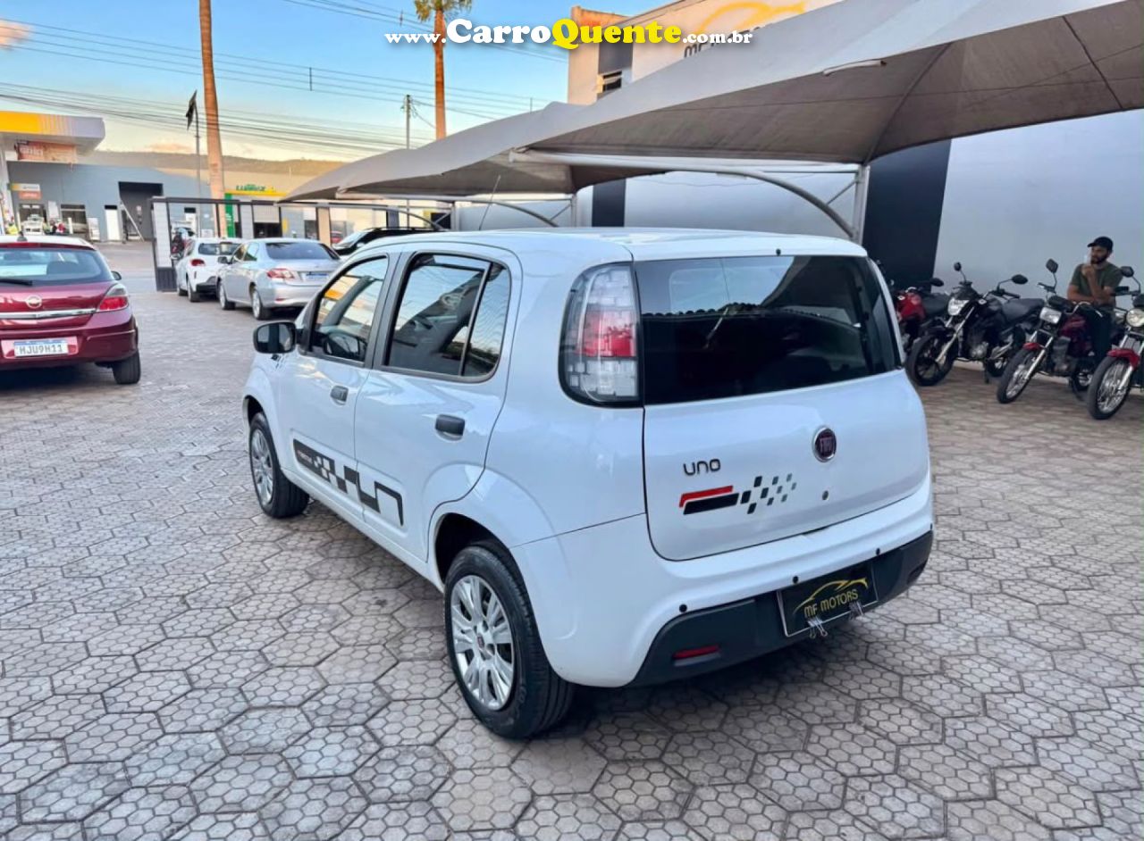 FIAT   UNO ATTRACTIVE 1.0 FIRE FLEX 8V 5P   BRANCO 2021 1.0 FLEX - Loja