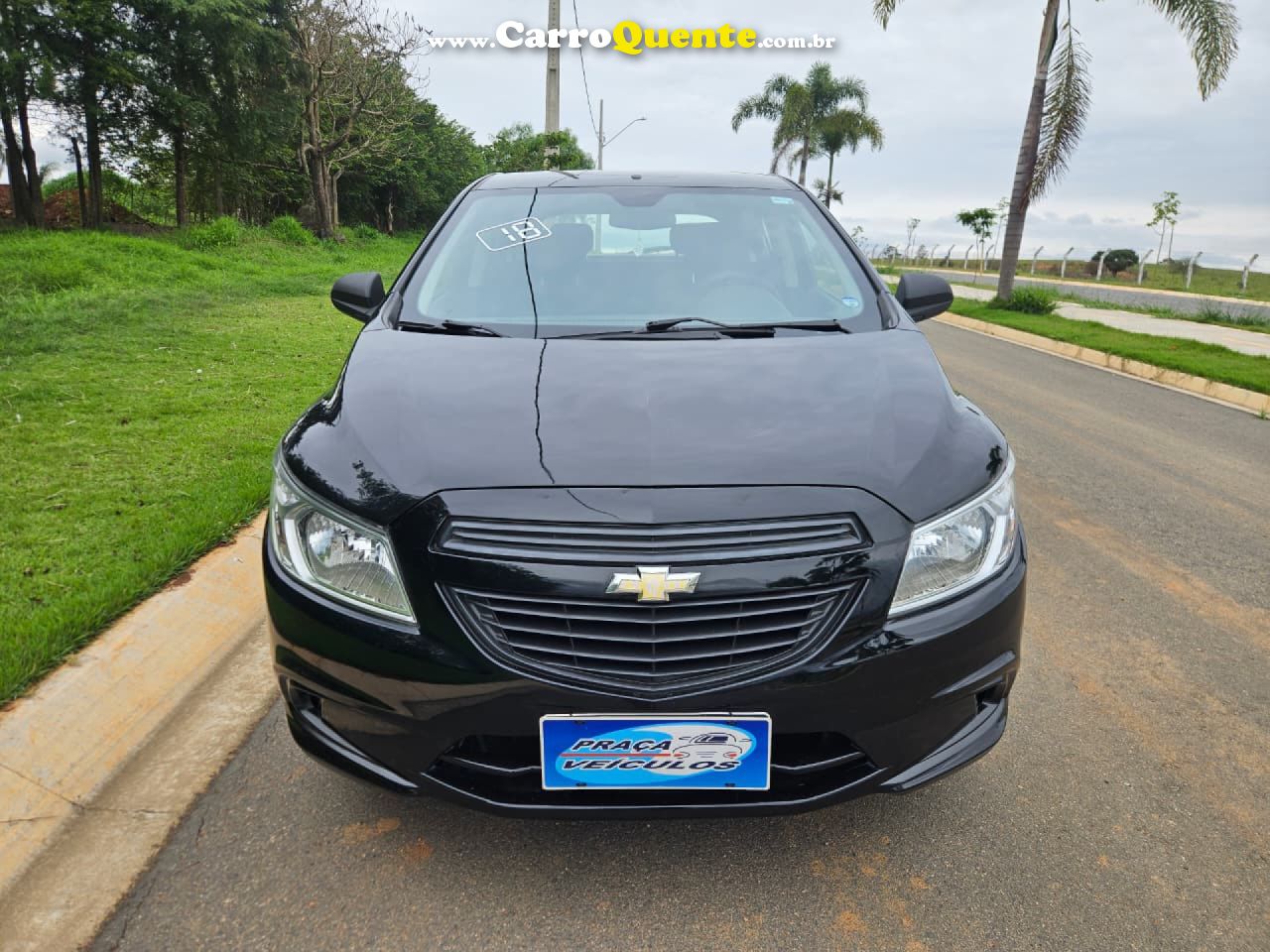 CHEVROLET   ONIX HATCH JOY 1.0 8V FLEX 5P MEC.   PRETO 2018 1.0 FLEX - Loja