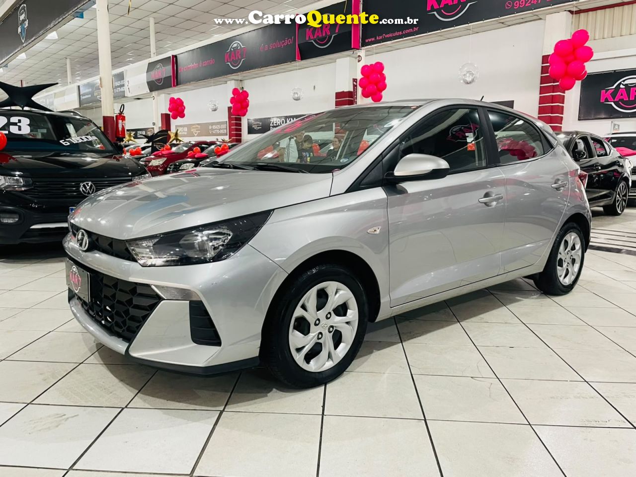 HYUNDAI   HB20 COMF.C.PLUSC.STYLE 1.0 FLEX 12V   PRATA 2026 1.0 FLEX - Loja
