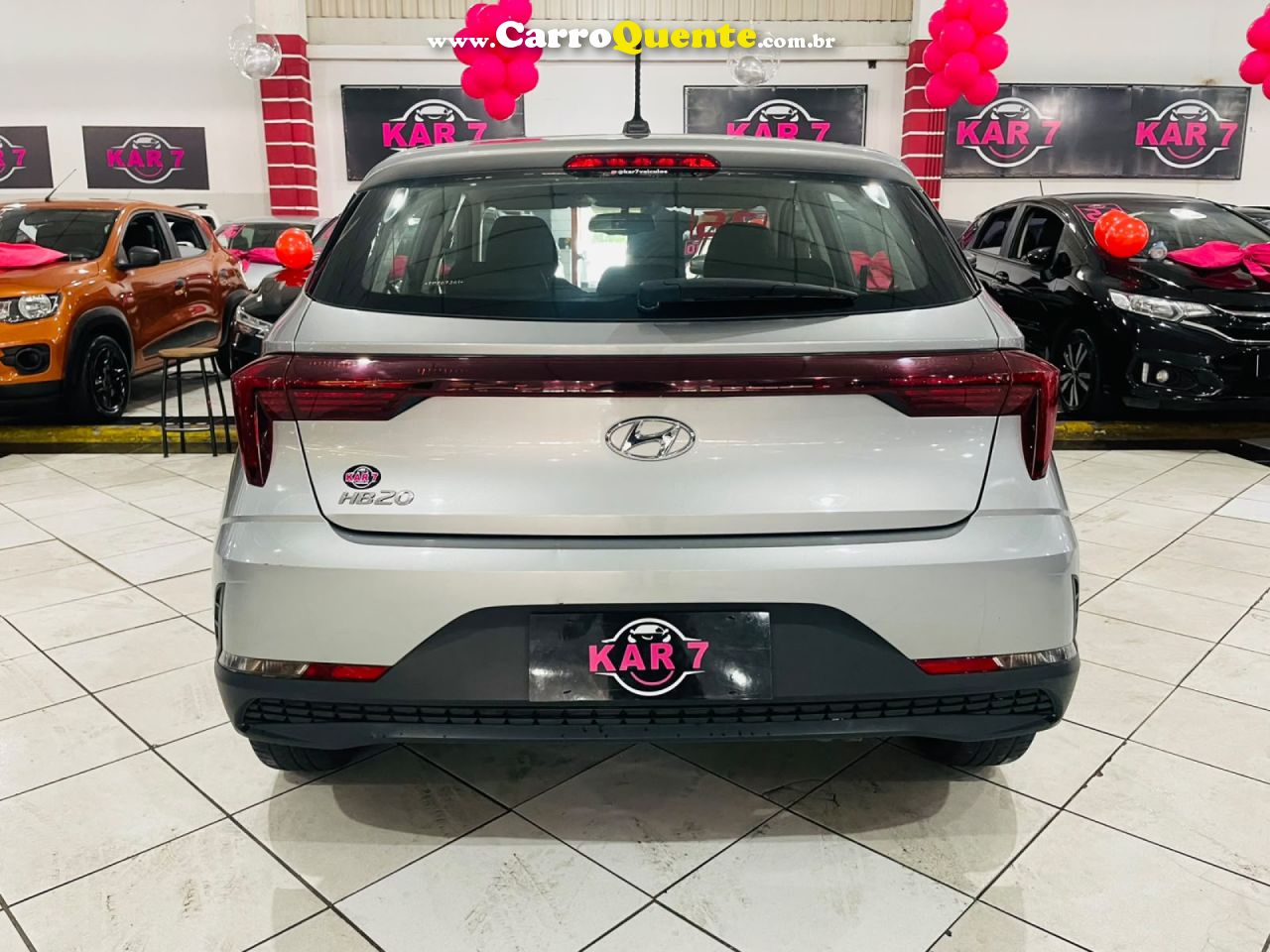 HYUNDAI   HB20 COMF.C.PLUSC.STYLE 1.0 FLEX 12V   PRATA 2026 1.0 FLEX - Loja