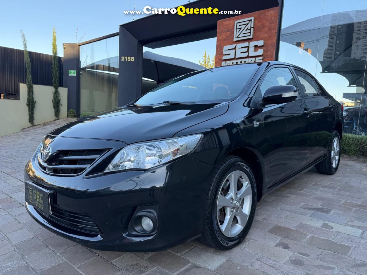 TOYOTA   COROLLA XEI 2.0 FLEX 16V AUT.   PRETO 2013 2.0 FLEX - Loja