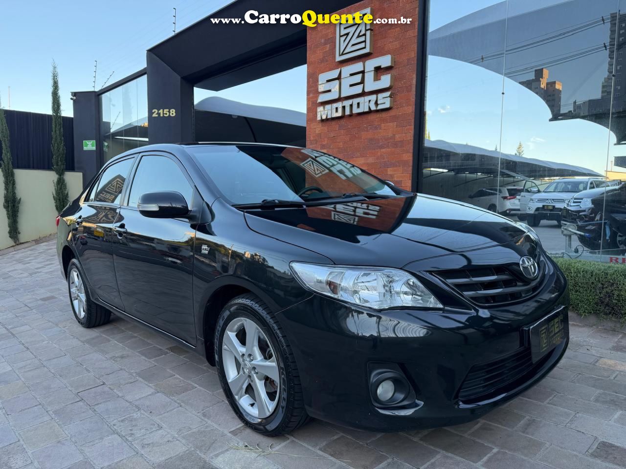 TOYOTA   COROLLA XEI 2.0 FLEX 16V AUT.   PRETO 2013 2.0 FLEX - Loja
