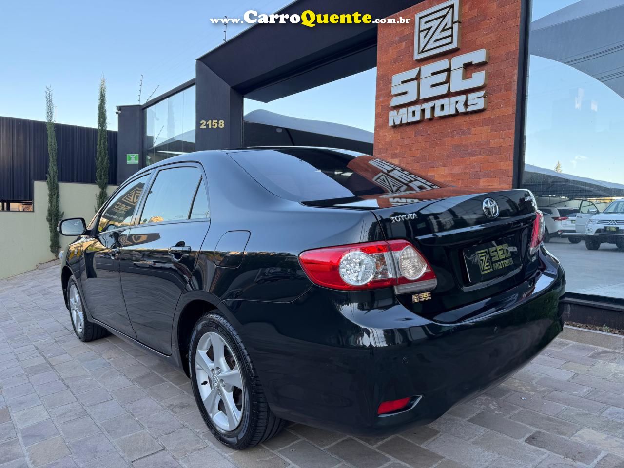 TOYOTA   COROLLA XEI 2.0 FLEX 16V AUT.   PRETO 2013 2.0 FLEX - Loja