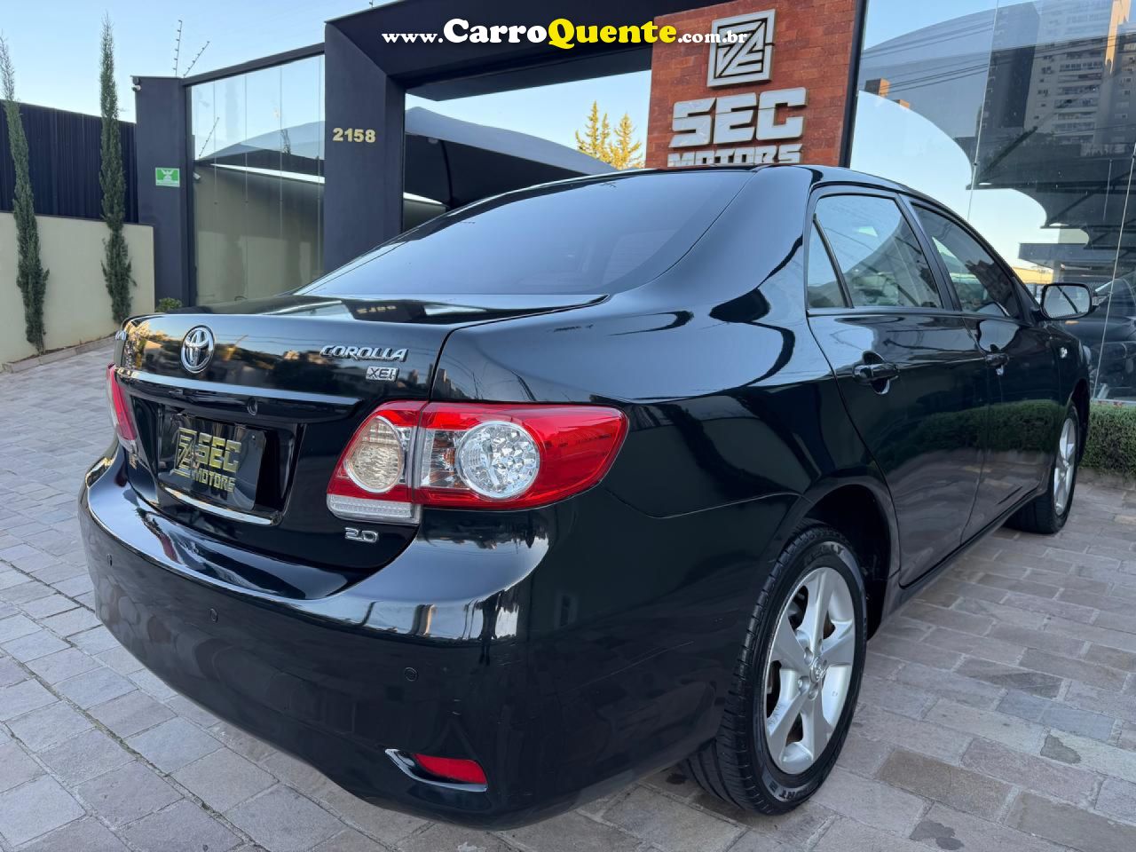 TOYOTA   COROLLA XEI 2.0 FLEX 16V AUT.   PRETO 2013 2.0 FLEX - Loja