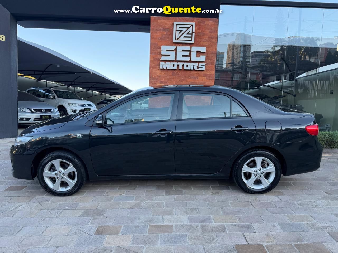 TOYOTA   COROLLA XEI 2.0 FLEX 16V AUT.   PRETO 2013 2.0 FLEX - Loja