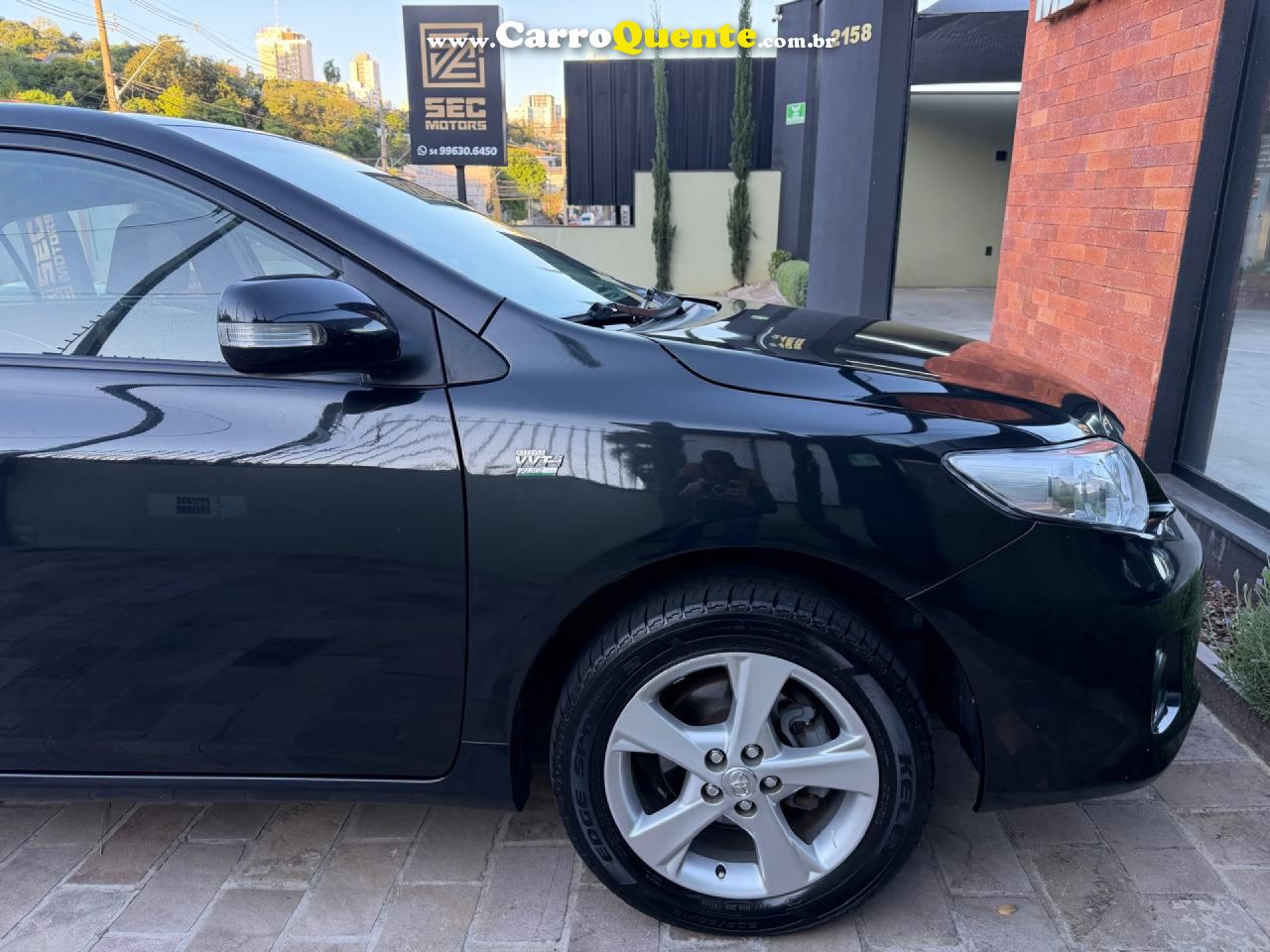 TOYOTA   COROLLA XEI 2.0 FLEX 16V AUT.   PRETO 2013 2.0 FLEX - Loja