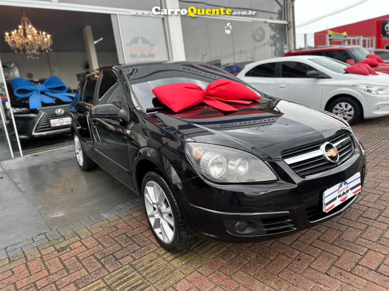 CHEVROLET   VECTRA GT-X 2.0 MPFI 8V FLEXPOWER AUT.   PRETO 2008 2.0 FLEX - Loja