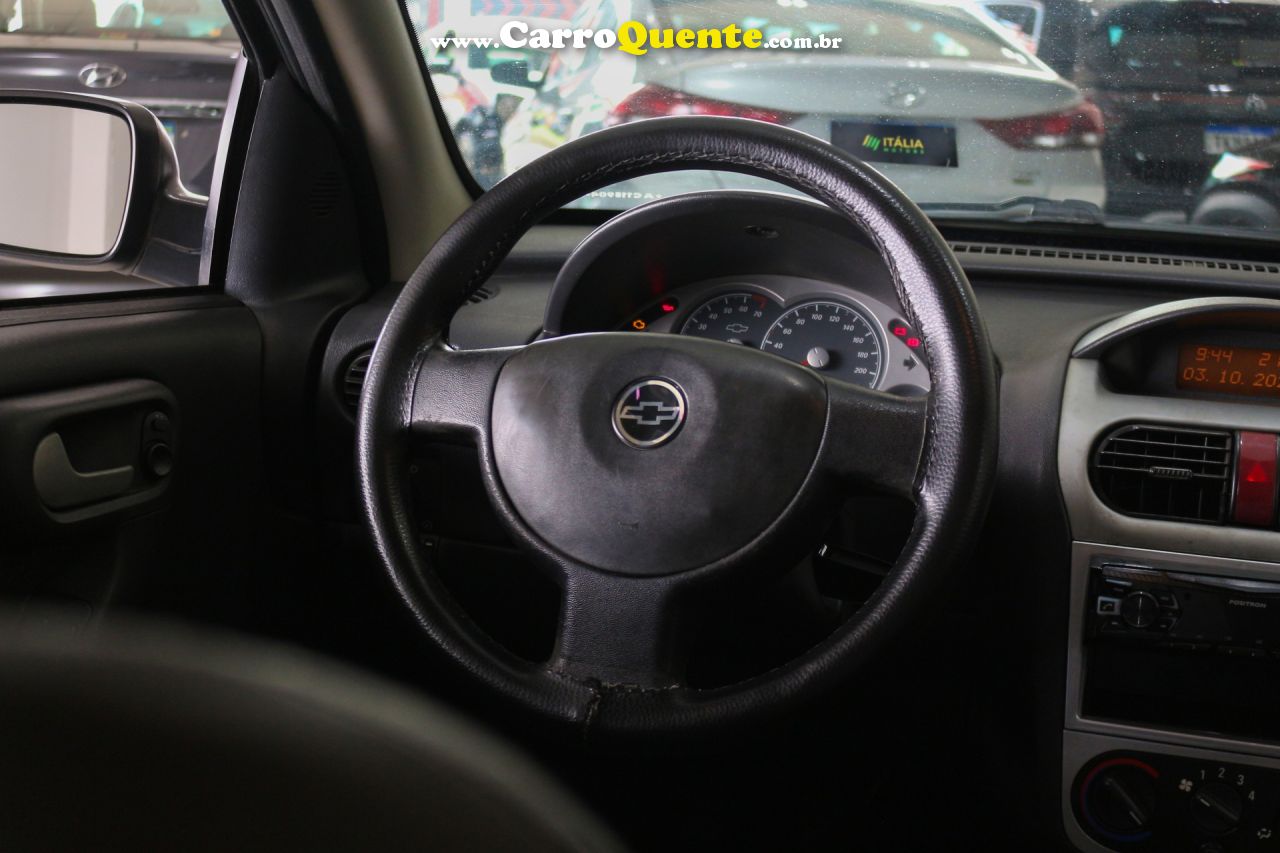 CHEVROLET   CORSA HAT. PREMIUM 1.4 8V ECONOFLEX 5P   CINZA 2010 1.4 FLEX - Loja