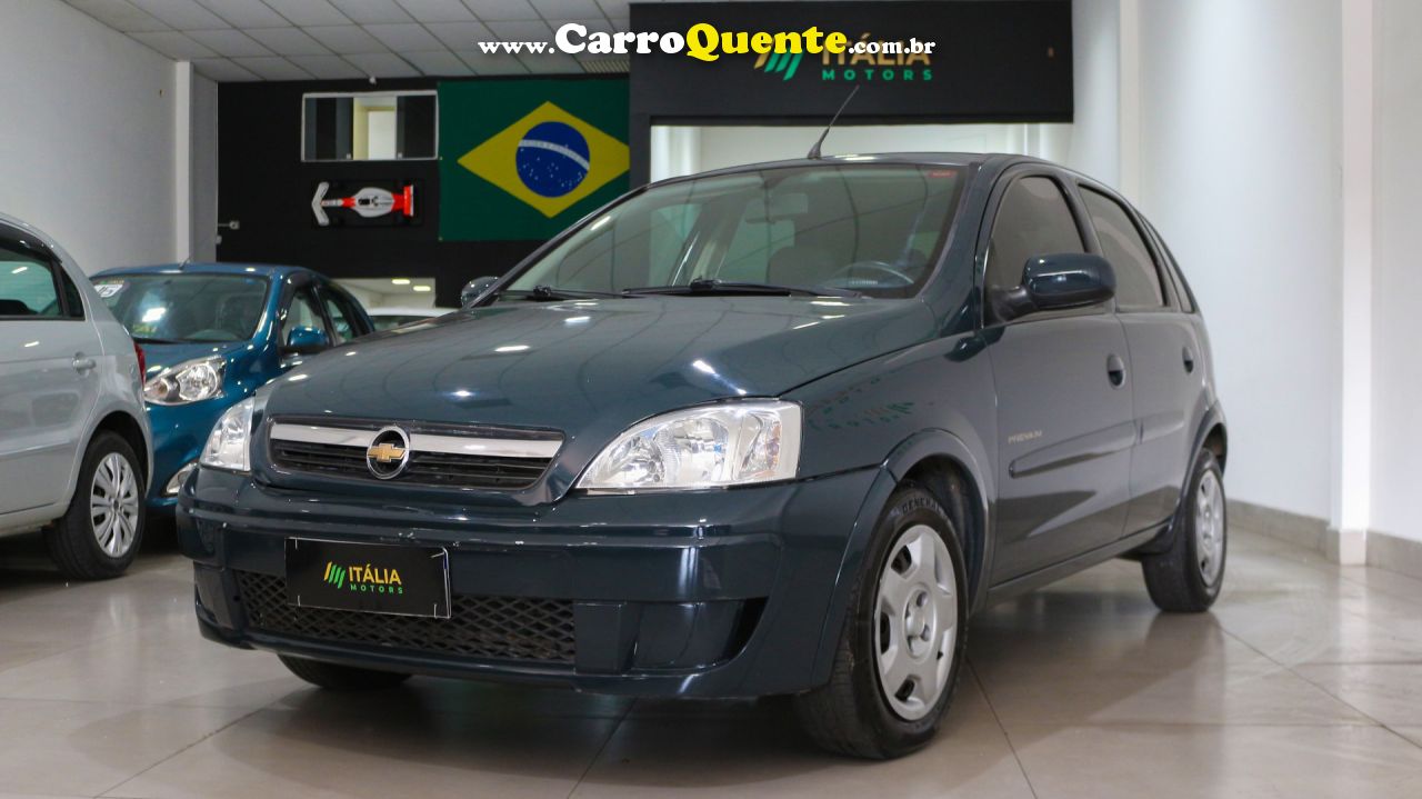 CHEVROLET   CORSA HAT. PREMIUM 1.4 8V ECONOFLEX 5P   CINZA 2010 1.4 FLEX - Loja