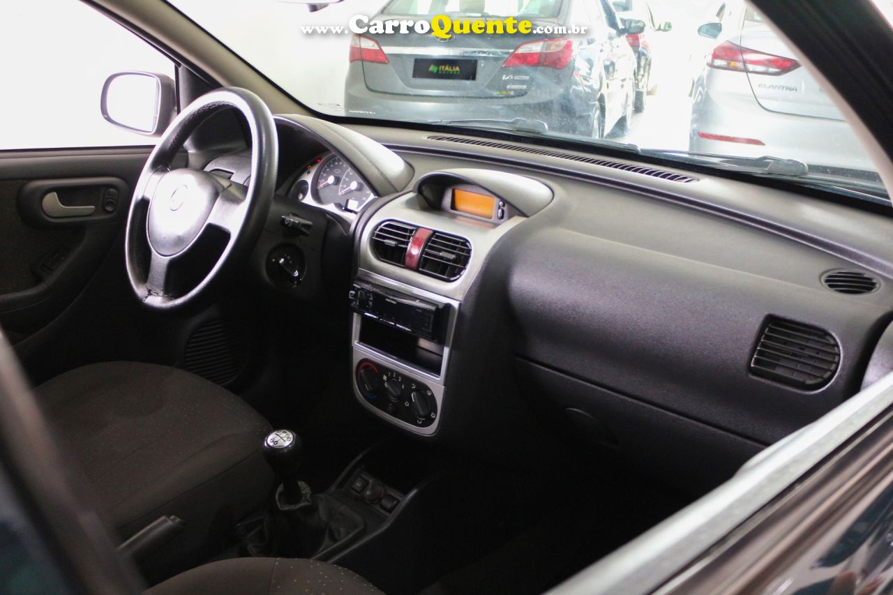 CHEVROLET   CORSA HAT. PREMIUM 1.4 8V ECONOFLEX 5P   CINZA 2010 1.4 FLEX - Loja