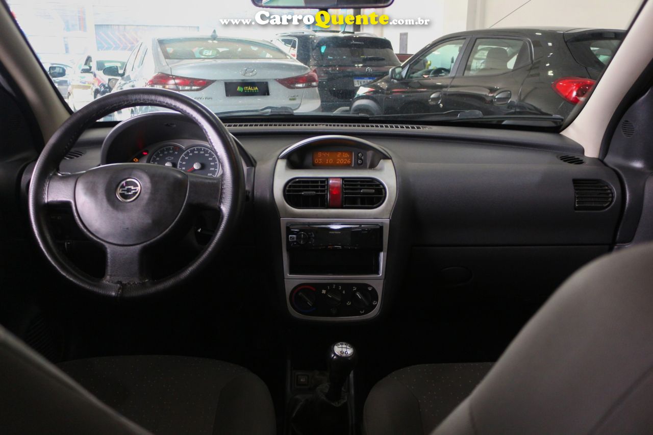 CHEVROLET   CORSA HAT. PREMIUM 1.4 8V ECONOFLEX 5P   CINZA 2010 1.4 FLEX - Loja