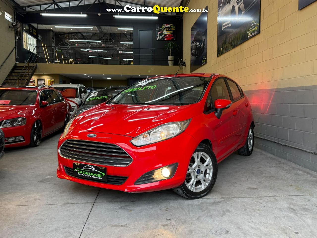 FORD   FIESTA 1.5 16V FLEX MEC. 5P   VERMELHO 2014 1.5 FLEX - Loja