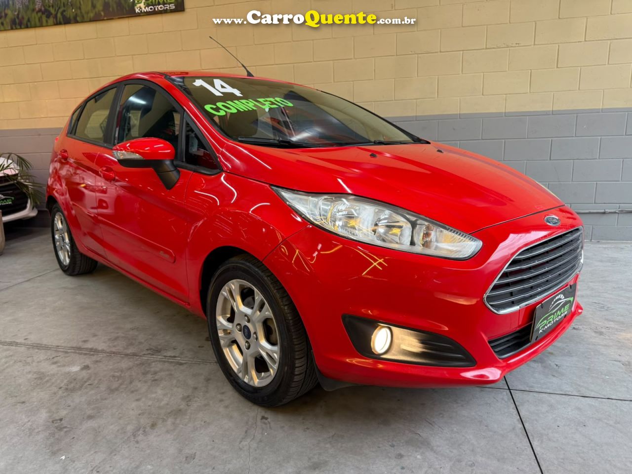 FORD   FIESTA 1.5 16V FLEX MEC. 5P   VERMELHO 2014 1.5 FLEX - Loja