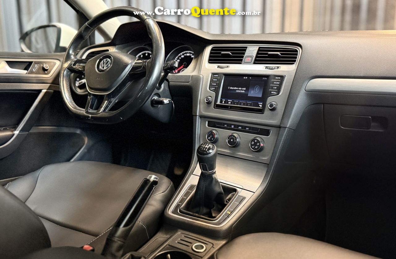 VOLKSWAGEN   GOLF COMFORTLINE 1.0 TSI TOTAL FLEX MEC.   BRANCO 2017 1.0 FLEX - Loja