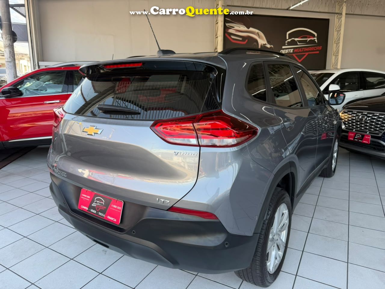 CHEVROLET   TRACKER LTZ 1.0 TURBO 12V FLEX AUT.   PRATA 2022 1.0 FLEX - Loja