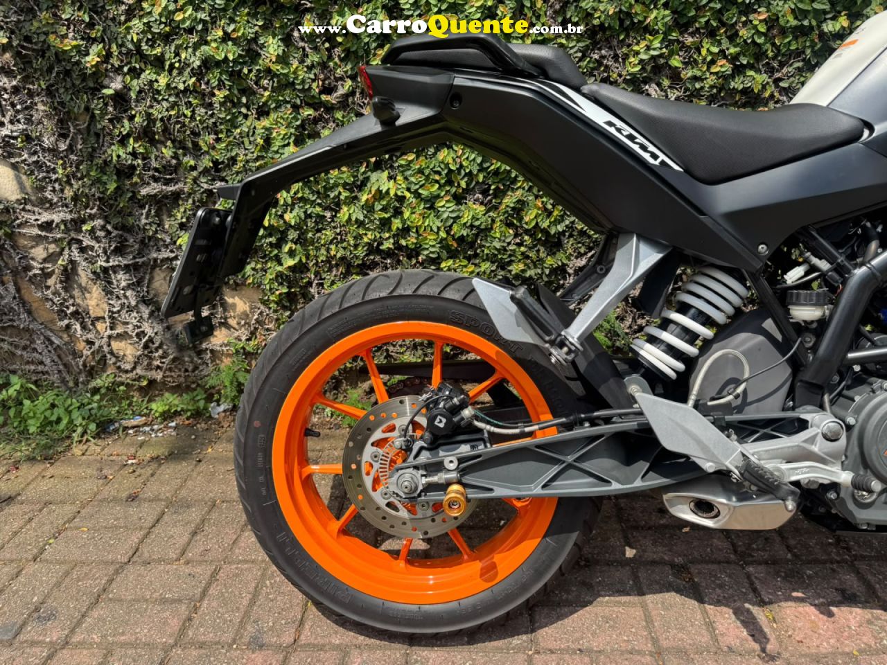 KTM   DUKE 200ABS   BRANCO 2019 200 GASOLINA - Loja