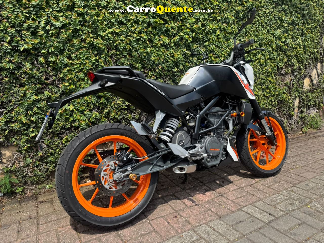 KTM   DUKE 200ABS   BRANCO 2019 200 GASOLINA - Loja