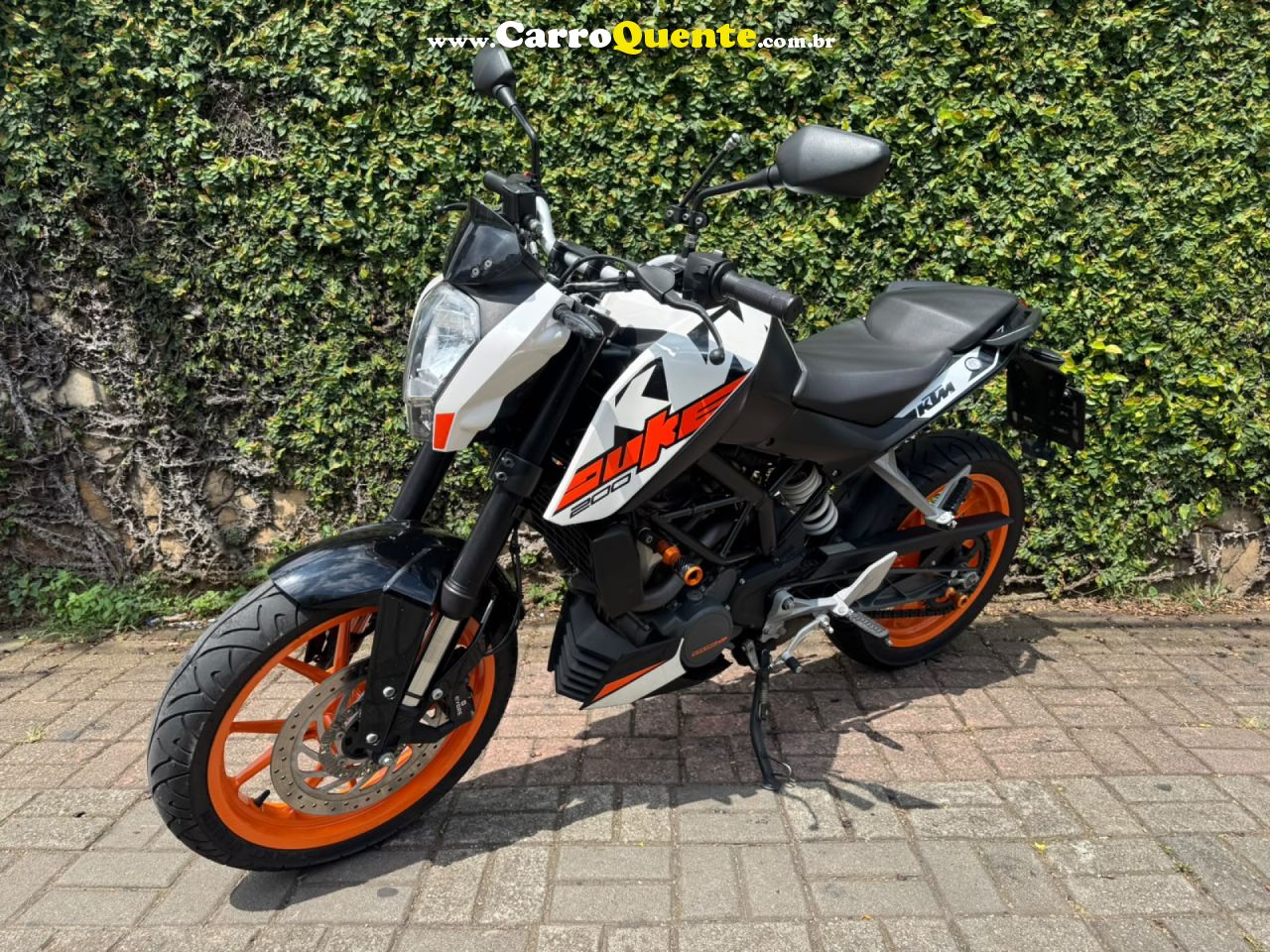 KTM   DUKE 200ABS   BRANCO 2019 200 GASOLINA - Loja