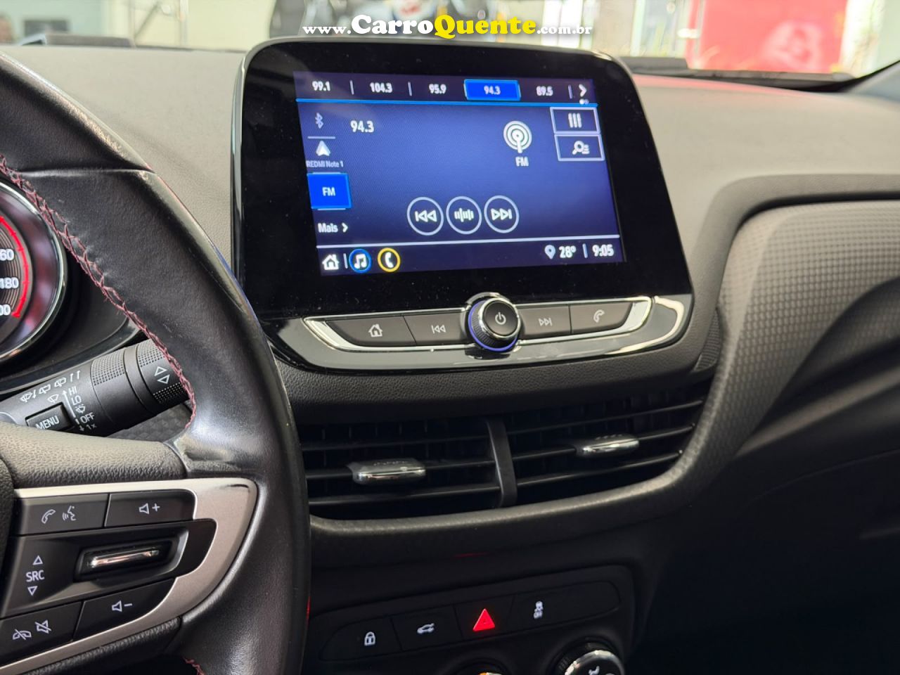 CHEVROLET   ONIX HATCH RS 1.0 TB 12V FLEX 5P AUT.   BRANCO 2024 1.0 FLEX - Loja