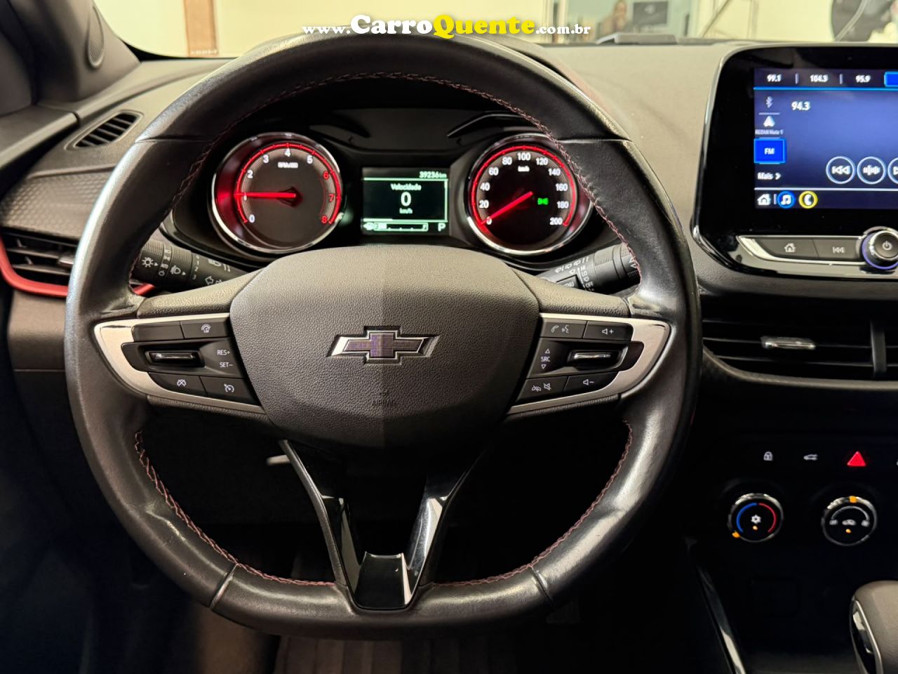 CHEVROLET   ONIX HATCH RS 1.0 TB 12V FLEX 5P AUT.   BRANCO 2024 1.0 FLEX - Loja