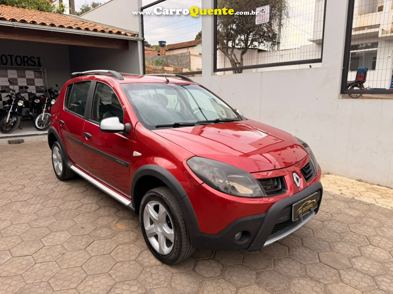 RENAULT   SANDERO STEPWAY HI-FLEX 1.6 16V 5P   VERMELHO 2011 1.6 FLEX - Loja