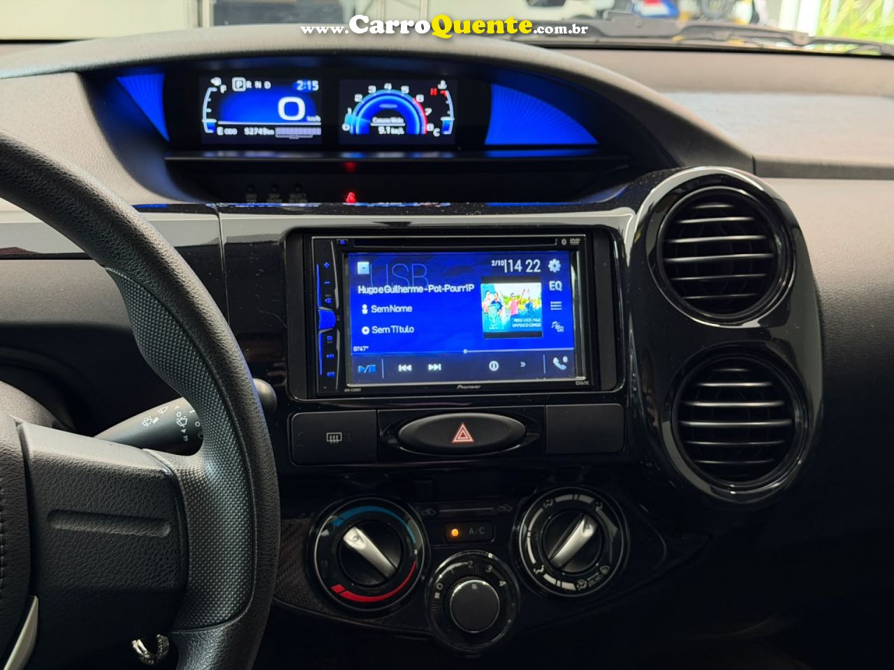 TOYOTA   ETIOS X 1.3 FLEX 16V 5P AUT.   PRATA 2019 1.3 FLEX - Loja