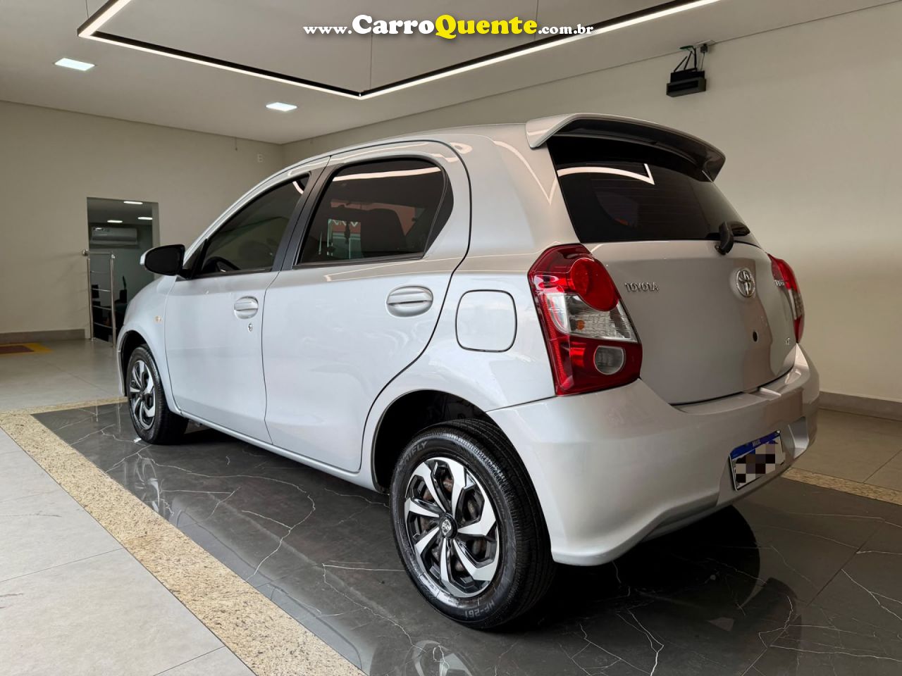 TOYOTA   ETIOS X 1.3 FLEX 16V 5P AUT.   PRATA 2019 1.3 FLEX - Loja